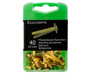 Caja de 40 Encuadernadores 24 mm - Sistemas de fijación - Oro