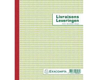 Leveringen 21x18cm 50 blad doorschrijfpapier triple Tweetalig