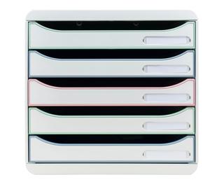 Module de classement Big Box Plus 5 tiroirs Autentik - Couleurs assorties