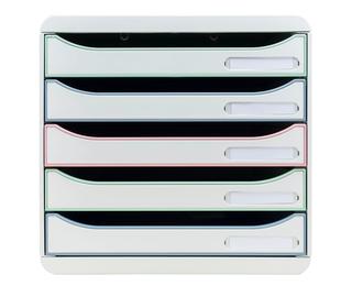 Module de classement Big Box Plus 5 tiroirs Autentik - Couleurs assorties