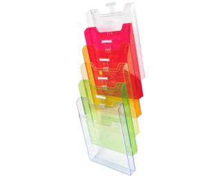 Exacompta A4 Portrait Wall Rack (6) - Harlequin