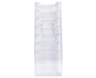 Exacompta A4 Portrait Wall Rack (6) - Crystal