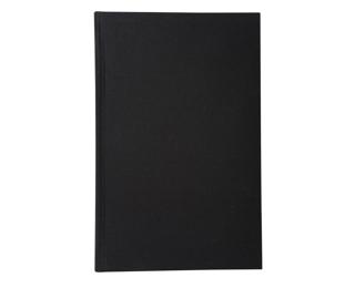 Account book squared paginated 500 pages - 36x22,5cm - Black