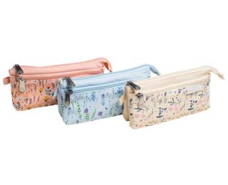 Trousse plate imprimée Petal 3 coul ass. - Colores surtidos
