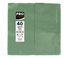 Pack of 40 Micro-Embossed 1/8 Wadded Napkings, 38x38cm.