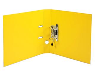 Classeur à levier Prem'Touch intérieur et extérieur en polypropylène - Dos 50mm - A4 maxi. - Jaune
