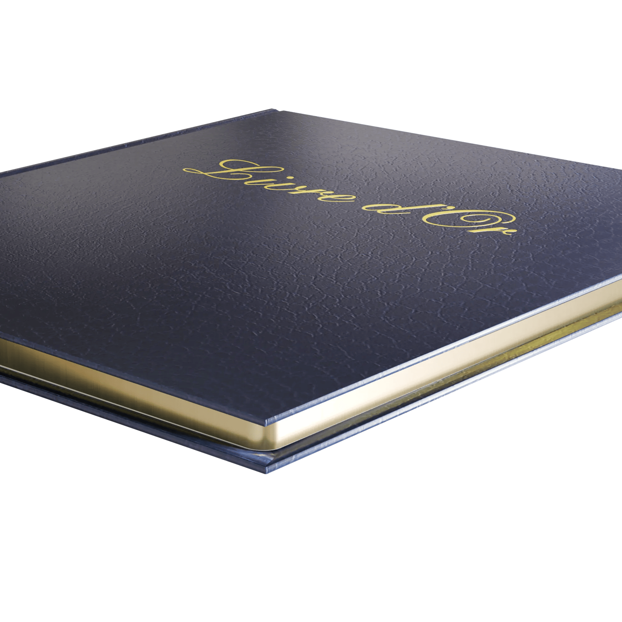Livre D'or Exacompta 140 Pages - Format 21x19 Cm, Tranche Or, Papier Clairefontaine