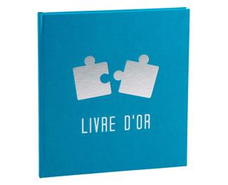 Livre d'or 140 pages 21x19cm PUZZLE 
