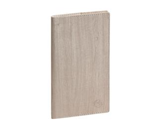 Agenda de poche Espace 17 Woody 9 x 17,5 cm Semainier Janvier à décembre 2026 - Beige