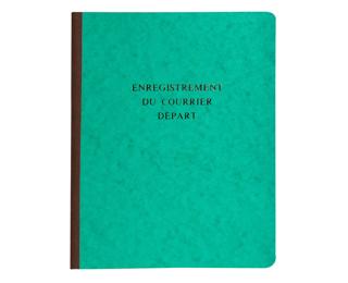 Piqûre 320X240 Courrier départ 80 pages - Vert