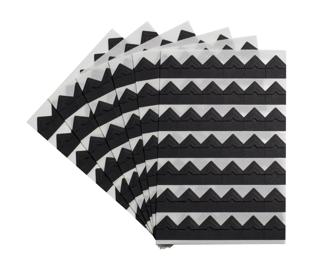 Etui met 252 decoratieve fotohoekjes - Zwart