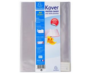 Protège-cahier translucide Kover® - 21x29,7cm - Incolore