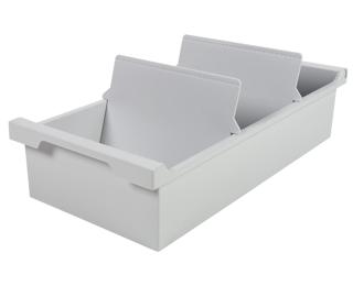 Karteikasten für Karteikarten DIN A6 - Lichtgrau