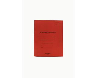 Exacompta Guildhall Attendance Register - Red
