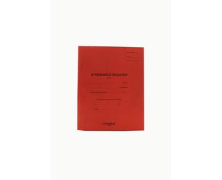 Exacompta Guildhall Attendance Register - Red