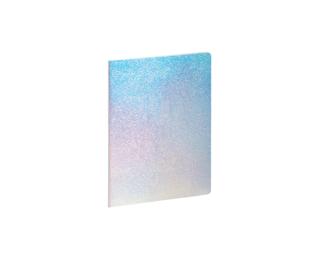Notebook Ariel ligné et dots 10,5 x 15 cm - Argent