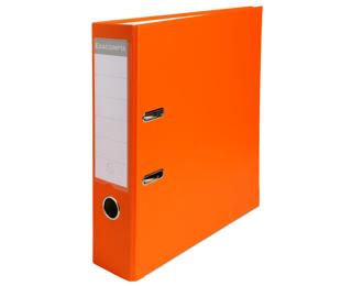 Classeur à levier polypropylène dos de 75mm - Orange