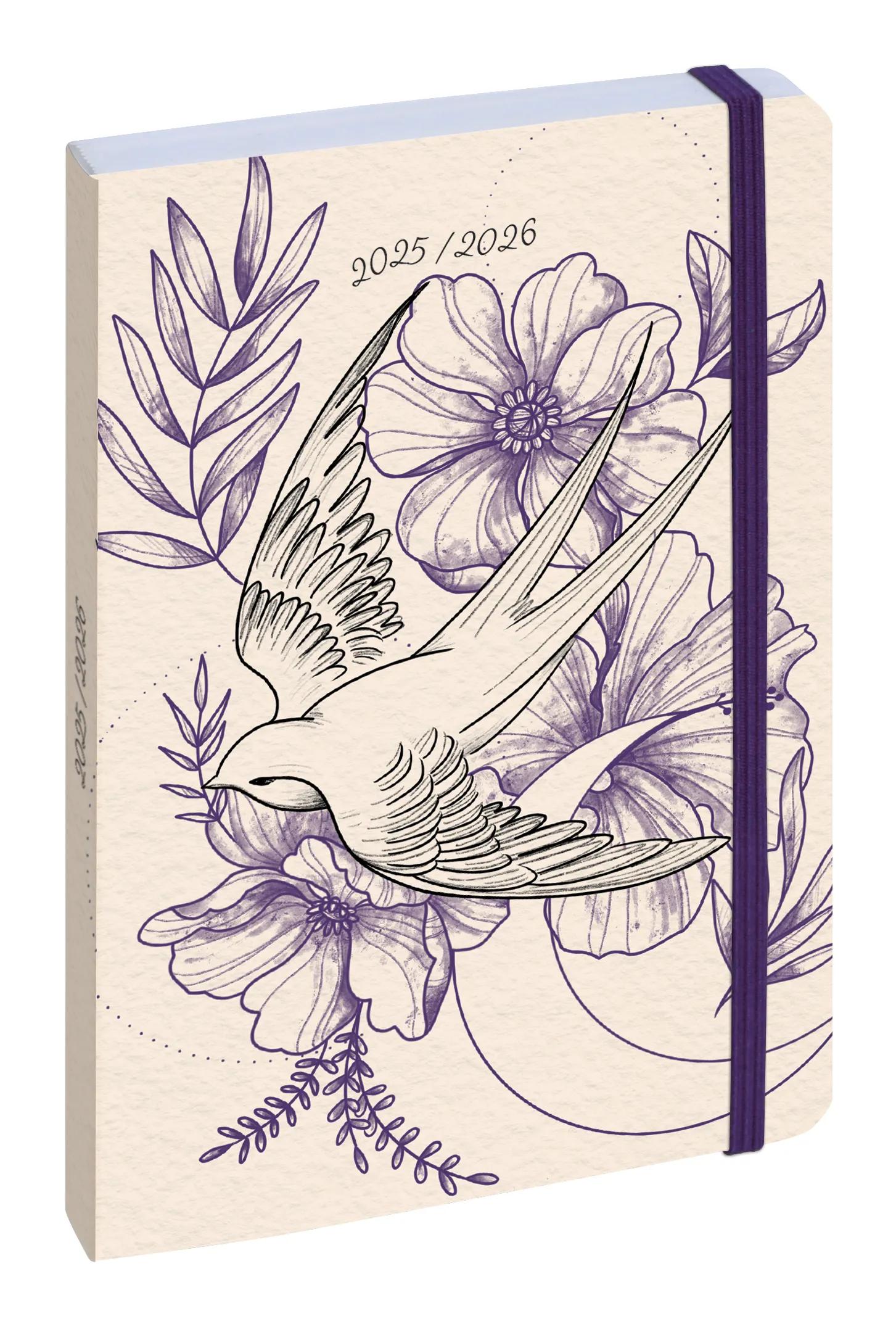 Exacompta - Agenda Forum Work & After Floral 10 x 15 cm