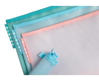 Zipped pocket EVA A4 Chrom Pastel ass - Assorted colours