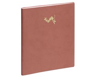 Agenda de bureau SAS 22 Non-Stop Elise 18.5 x 22.5 cm Semainier Août 2025 à Août 2026. - Terracotta