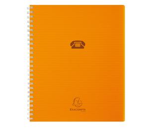 Carnet d'adresses Linicolor 18.5 x 22.5 cm - Couleurs assorties