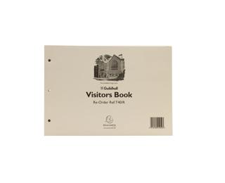 Guildhall Loose Leaf Visitors Book Refills - Blue