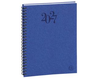Agenda de bureau Horizons 20S Spiralé Carte Napura 15x21 cm Semainier Janvier à Décembre 2027 - Couleurs assorties