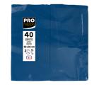 Paquet de 40 serviettes micro gaufrées ouate 2 plis - pliées 1/8