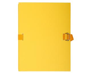 AKTENMAPPEN EINBANDDECKEL LEINEN SORTIER - Gelb