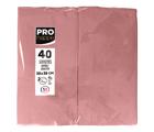 Paquet de 40 serviettes micro gaufrées ouate 2 plis - pliées 1/8