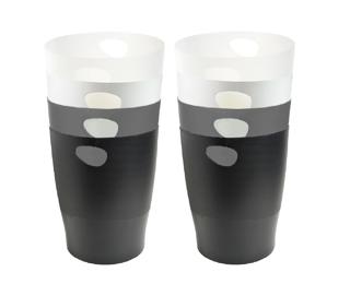 Papierkorb ECOBIN, 15 Liter, Office - Farben sortiert