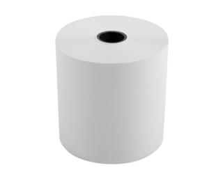Bobine pour machine à calculer et caisses 57x60 mm - 1 pli offset extra- blanc 60g/m2. 