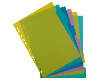 Register A4 Recycling-PP, 6 Positionen, Forever Young 