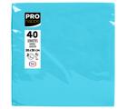 Paquet de 40 serviettes micro-gaufrées ouate 2 plis - 38x38 cm