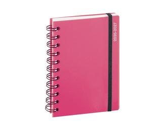 Agenda Forum Iderama 12 x 17 cm Journalier Août 2026 à Juillet 2027 - Rose