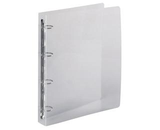 Classeur 4 anneaux 30 mm polypropylène Crystal - A4 maxi - Cristal