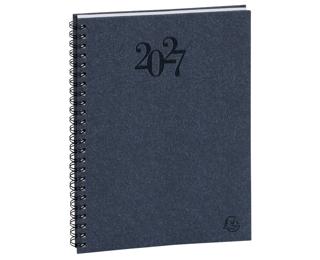 Agenda de bureau Horizons 20S Spiralé Carte Napura 15x21 cm Semainier Janvier à Décembre 2027 - Couleurs assorties