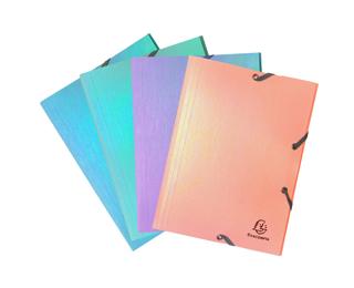 Cartelline con elastico a 3 lembi in PP Candy Tidy - A5 - Colori assortiti